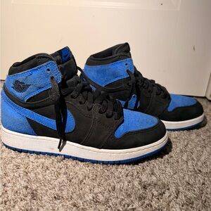 Jordan Kids Sneakers Black and Blue